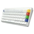 thumbnail image 1 of MIIIW K19.1 Wired/Wireless Mechanical Gaming Keyboard, Bluetooth5.0/2.4G/Wired Hot Swappable Keyboard, PIXEL1985 - White, 1 of 7