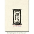 thumbnail image 3 of Deep Red Stamps Hourglass Rubber Cling Stamp 2 x 2.2 inches., 3 of 4
