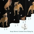 thumbnail image 6 of Pitbull Dog and Footprint Shower Curtain 36"x72" ,Bathroom Decorative Shower Curtains Set with 12 Hooks,Modern Waterproof Washable Shower Curtain, 6 of 6