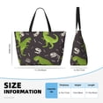 thumbnail image 4 of Xecao Dinosaur Skeleton for versatile beach bag for women includes zipper pockets and waterproof material, ideal for vacations and adventures., 4 of 7