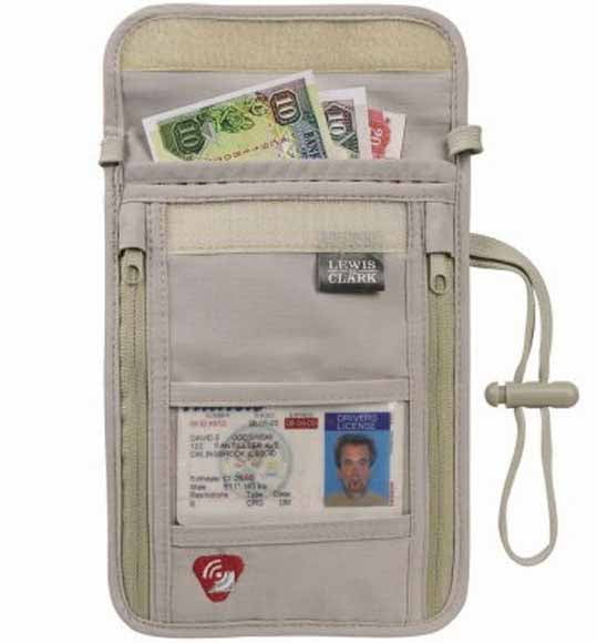 Clark Aluminum Luggage Backpack Bag ID Tag Travel Secure New Lewis N