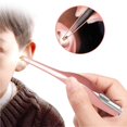 thumbnail image 4 of LED Light Ear Picking Tools Kit Ear Tweezers Earpick Set With Metal Storage Box Ear Care, 4 of 7