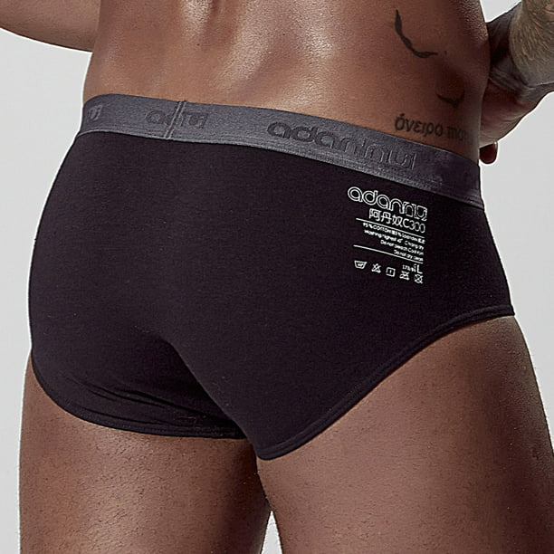 Cordelia lukker maksimere Akiihool Men Brief Mens Underwear Boxer Briefs Cotton Boxer Briefs  Underwear Men (Black,M) - Walmart.com