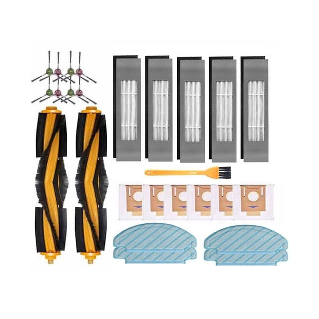26 piezas para DEEBOT OZMO T8 T8 Max T9 T8 Series N8 Pro N8 Pro+Robot Aspirador Cepillo Principal Filtro M Como se muestra