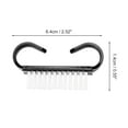 thumbnail image 4 of Unique Bargains 5 Pcs Durable Solid Nail Cleaning Brush for Cleaning Fingernails Small Black, 4 of 7