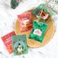 thumbnail image 3 of Kripyery 100Pcs Christmas Candy Bag Santa Snowman Elk Bear Food Grade EVA Chocolate Cookie Treat Snack Goody Nougat Bag Party Favor Pack Kit, 3 of 8