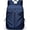 Blue, variant on AoDai Diamond-patterned folded backpack - Lightweight, water-resistant travel bag - Large capacity, casual backpack for commuting and school use