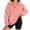 Pink-Fashion Sweatshirts, variant on Xcmzpl Womens Zip Up Fleece Sweatshirts Cute Solid Color Round Neck Sweatshirt Fashion Pullover Tops Tunic Long Sleeve Shirts Fall Clothes