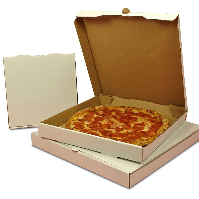 Bakery Box 50/CS   FAST Shipping ! 18" x 18" x 1 3/4" Corrugated Plain Pizza 