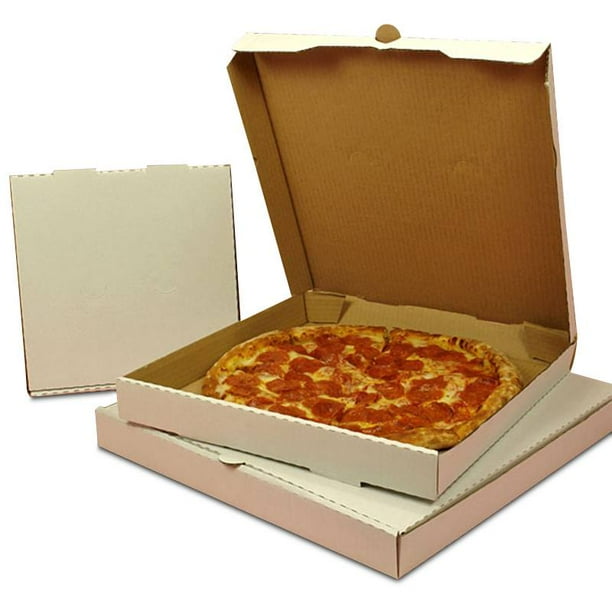 Plain White Pizza Box 12 Quantity 50 By Paper Mart Walmart Com Walmart Com