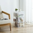 thumbnail image 3 of Dust-proof Shoes Box Stackable Magnetic Shoes Storage Organizer Rack Household Supplies, 3 of 7