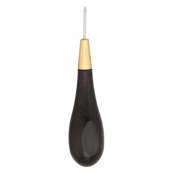 Christmas Lecraft Stitching Awl, Wood Diy Sewing Tool, Leather Craft Stitching Awl with Wood Handle, Diy Sewing Tool for Handmade Projects, A