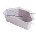 thumbnail image 2 of Dish Drying Rack Kitchen Sink Triangle Drain Basket Vegetable Basin Suction Cup Filter Water Rack Dishwashing Pool Rag Storage Hanging Basket Gray, Kitchen Essentials Clearance Sale, 2 of 5