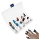 thumbnail image 3 of Paquete de 15 púas de pulgar para guitarra, púa de uñas , para guitarra, bajo, banjo, plástico y acero inoxidable, 15 rejillas, 3 of 9
