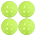 thumbnail image 1 of Innotech - Juego de 4 Pelotas de Pickleball para Practicar Deportes Al Aire Libre en Interiores, con 40 Hoyos, 1 of 9