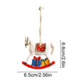 thumbnail image 3 of AZXY Christmas Tree Ornaments Hanging Decorations, Assorted Xmas Hanging Pendants for Winter Holiday Scene Decor, Indoor Home Party Mantel Window Festive Christmas Decor Supplies, 3 of 7
