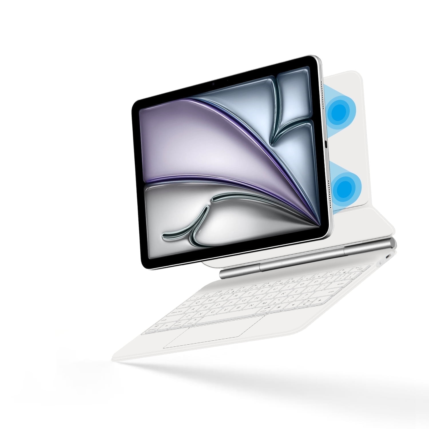 【美品】Magic Keyboard ホワイト　11インチ　US Magic Keyboard for iPad Air 11-inch (M2) - Japanese - White