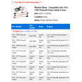 thumbnail image 2 of Window Motor - Compatible with 1976 - 1980 Plymouth Volare Sedan 4-Door 1977 1978 1979, 2 of 2