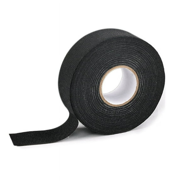 Black Car Flannel Tape Flame Retardant Insulating Adhesive Tape Velvet Harness Tape 9/15mmx25m 9mmx25m