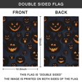 thumbnail image 4 of Halloween Glowing Pumpkins Pattern Fall Garden Flags 12.5"x18" Double Side,Small Yard Flags for Outside,Outdoor Fall Decor,Autumn Funny Garden Flag Yard Decoration, 4 of 4