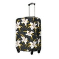 thumbnail image 2 of Bingfone Lilies Flowers Luggage Cover Washable Suitcase Cover Protector Anti-scratch Suitcase cover Fits 18-32 Inch Luggage, 2 of 8