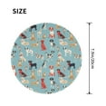 thumbnail image 3 of Disketp Animal Dog Small Mouse Pad 7.9x7.9 Inches,Washable Round Mousepad for Office Laptop Computer,Non-Slip Rubber Base Mouse Pads for Wireless Mouse, 3 of 8