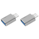 thumbnail image 1 of Convertidor Cable USB 3.1 OTG 10 Gbps para MacBook Pro/Air Smartphone (plateado), 1 of 2