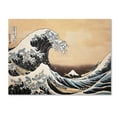 thumbnail image 2 of Trademark Fine Art Katsushika Hokusai The Great Wave Canvas Wall Art - 35x47, 2 of 4