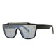 thumbnail image 1 of Impresión de estrellas, gafas de sol ovaladas retro para hombres y mujeres, lente estilo capitán pirata Johnny Depp, 1 of 5