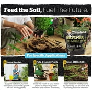 Biochar Pro Garden Mix Soil - 4 Quart Bag for Enhanced Plant Growth, Soils