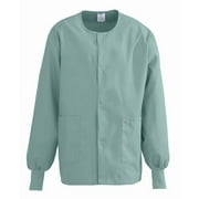 ComfortEase Unisex Snap-Front Warm-Up Scrub Jacket