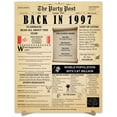thumbnail image 1 of 27th Birthday Party Decor Poster 27 Years Ago Back In 1997, 1 of 5
