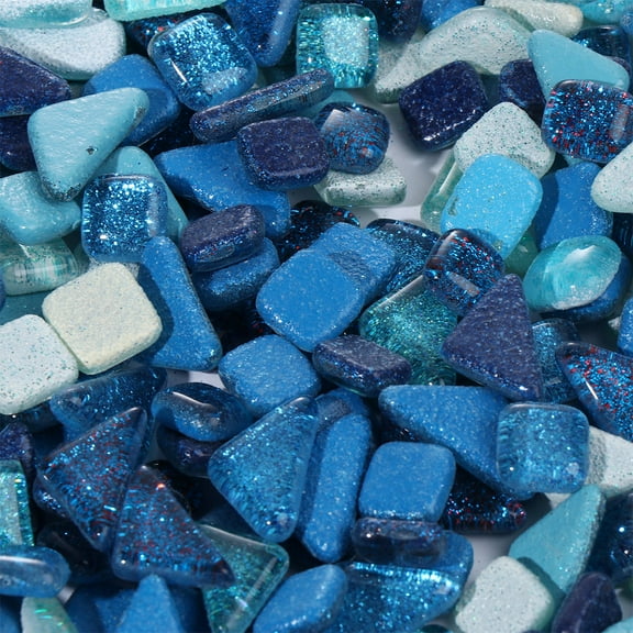 GOOHOCHY DIY Kit Crystal Particles Decorative Stones Child 1x2.5cm Blue