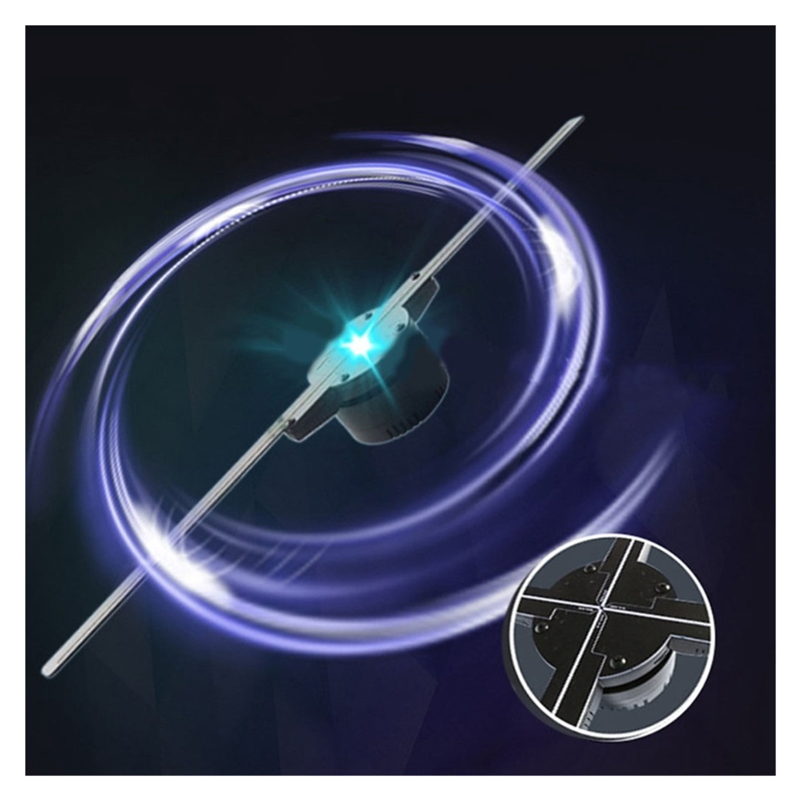 Phone 3D Hologram Projector Advertising Display LED Holographic Fan ,Versatile And Practical