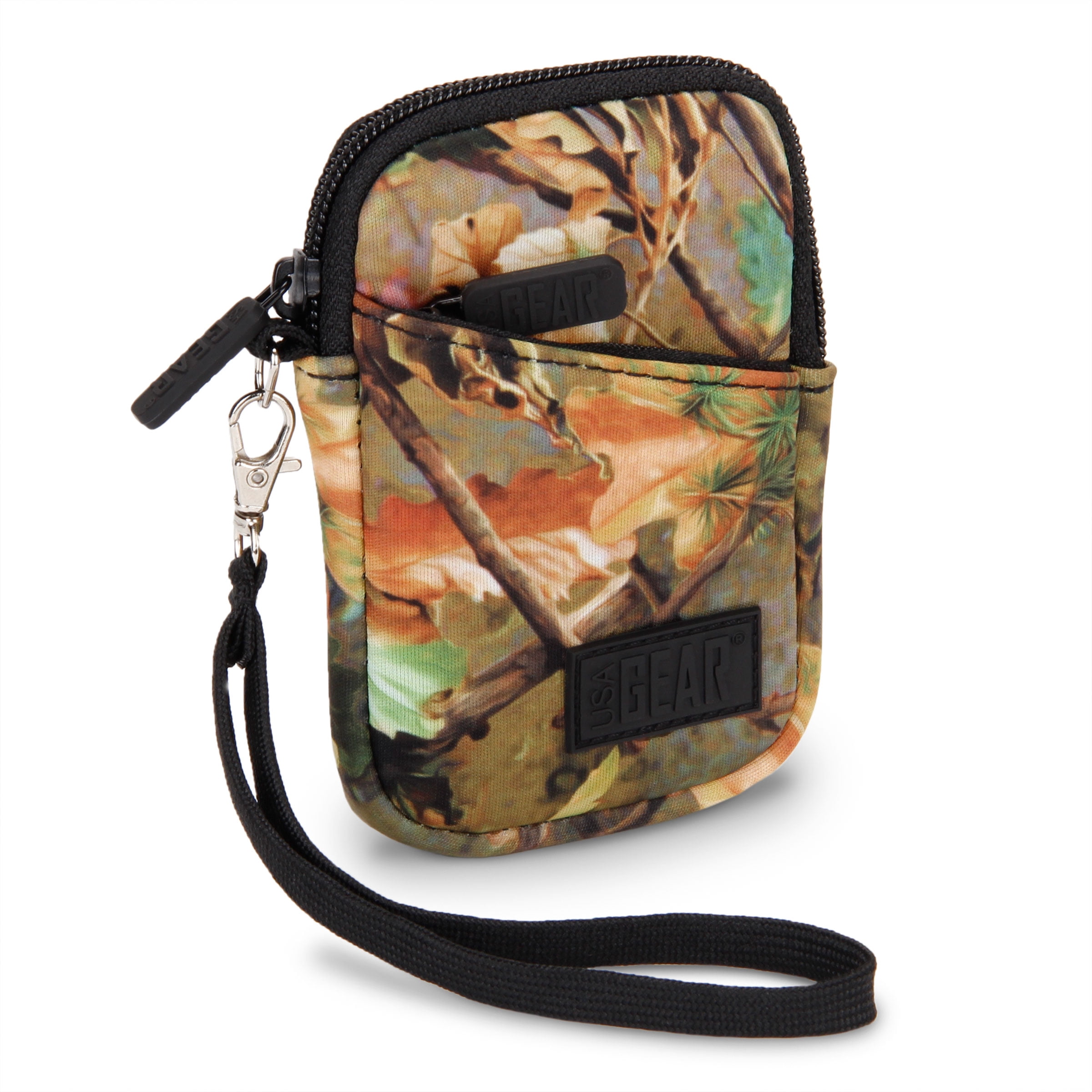 USA Gear Compact Camera Case Bag, Camo Woods