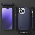 thumbnail image 4 of Hybrid Slim Case for iPhone 14 Pro Max 6.7inch Dual-Layer Soft Shockproof Case Hard PC Back Anti-Fingerprint Anti-Scratch Full Body Rugged Case,Red, 4 of 6