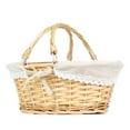 thumbnail image 4 of ZZ Wicker Gift Baskets Empty Oval Willow Woven Picnic Cheap Easter Candy Storage Wine Basket, 4 of 9