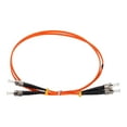 thumbnail image 1 of 1 Metro 3.2Ft Fibras Parche Cable Multimodo Dúplex ST-ST OM1 LSZH Fibras Óptico Cable Cordón Fibras Óptico Puente Naranja para Equipo Mecánico Conexión Rojo Transceptor PC 1, 1 of 6