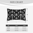 thumbnail image 4 of Haiem Pillowcase for Hair and Skin Queen Pirate skulls Printed Soft Pillowcase with Envelope Closure-20"x30", 4 of 6