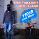 thumbnail image 5 of Lámpara de cola de bicicleta Luz trasera para bicicleta, recargable por USB, luz trasera para bicicleta, alarma antirrobo, resistente al agua con 4 modos de luz, mando a distancia para bicicleta de mo Romacci Lámpara de cola de bicicleta, 5 of 7