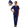 thumbnail image 2 of Royal Blue Kids Scrubs by My Little Doc, Size 2, 2 of 4