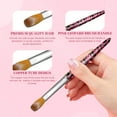 thumbnail image 6 of Saviland 4Pcs Acrylic Nail Brush Sets - Nail Art Brush for Acrylic Powder Application(Size 8/10/12/14), 6 of 9
