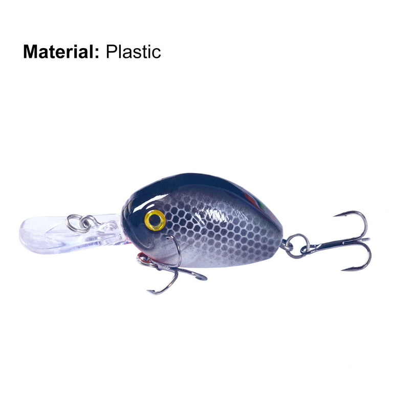 Opolski 6.5cm 7.5g Attractive Artificial Bait 3D Fish Eyes Long Throwing  Distance Sturdy Cute Chubby Fake Bait for Fishing Lovers 