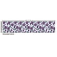 thumbnail image 3 of Ambesonne Flower Fabric by the Yard Upholstery, Funky Floral Pattern Violet, 3 Yards, Pastel Purple and Multicolor, 3 of 5