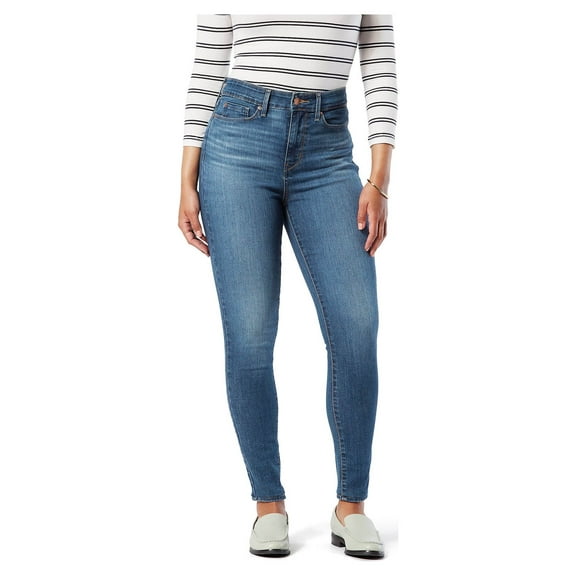 Levi Strauss Signature Women's and Women's Plus High Rise Skinny Jeans, Inseams: Short, Regular and Long, Sizes 2-28