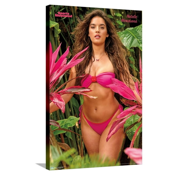 Sports Illustrated: Swimsuit Edition - Natalie Mariduena 22 Canvas Wall Poster, 22.375" x 34"