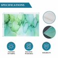 thumbnail image 5 of Gradient Turquoise Marble Texture Placemats Set of 6,Wipeable Washable Table Mats for Dining Tables, Abstract Modern Art Place Mats for Kitchen Event Party Tabletop Decor, 5 of 9