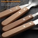 thumbnail image 4 of Juego De Cubiertos De , Tenedor, Cuchillo, Cuchara Y Cuchara De Té, Acero Inoxidable, Exquisito Y Delicado Con Mango De Madera Para Cena A La Luz De Las Velas, Hogar, Cafetería, Restaurante4 Piezas Guardurnaity HA018454-00, 4 of 7