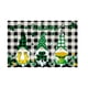 thumbnail image 2 of Felpudo de trébol para el Día de San Patricio - Esterilla de entrada interior exterior con respaldo antideslizante para decoración del hogar, 2 of 6