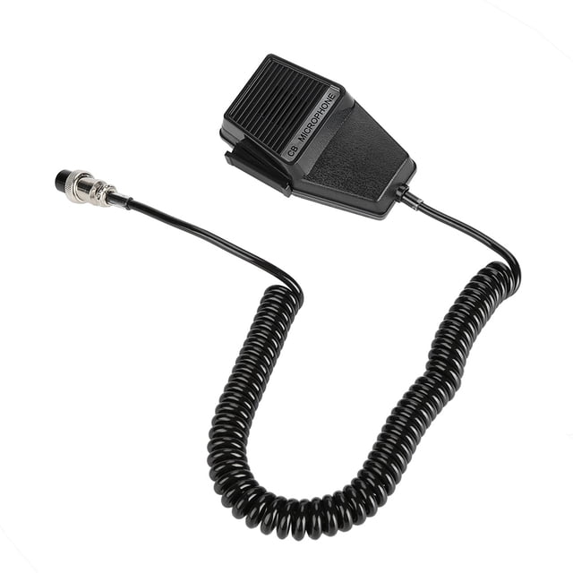 Micrófono con altavoz y radio CB de 4 pines para accesorios de transceptor y walkie talkie CB Cobra para automóvil